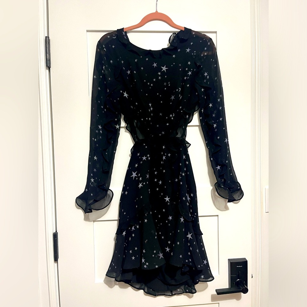 Fame and partners open back star dress